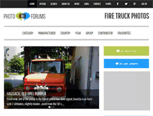 Tablet Screenshot of firetruck-photos.net
